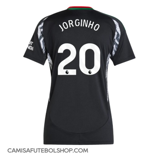 Camisa de time de futebol Arsenal Jorginho Frello #20 Replicas 2º Equipamento Feminina 2024-25 Manga Curta